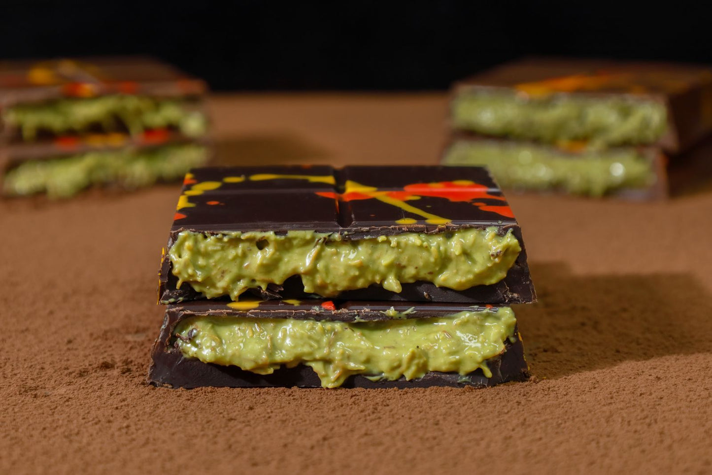 Kunafa Pistachio Dark Chocolate