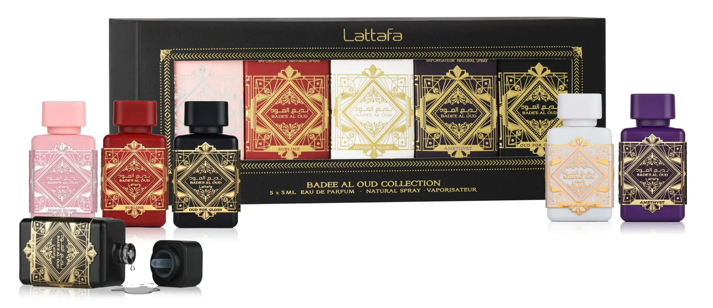 Badee al Oud Mini Collection 25 ml 5 st presentparfymdroppar