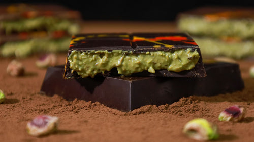 Kunafa Pistachio Dark Chocolate