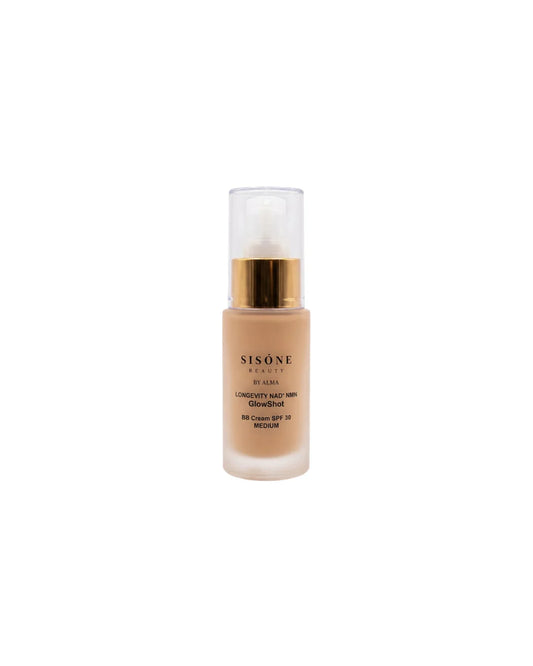 LONGEVITY NAD⁺ NMN GlowShot BB Cream SPF-30 MEDIUM 30ML