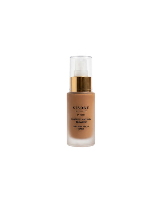 LONGEVITY NAD⁺ NMN GlowShot BB Cream SPF-30 DARK 30ML