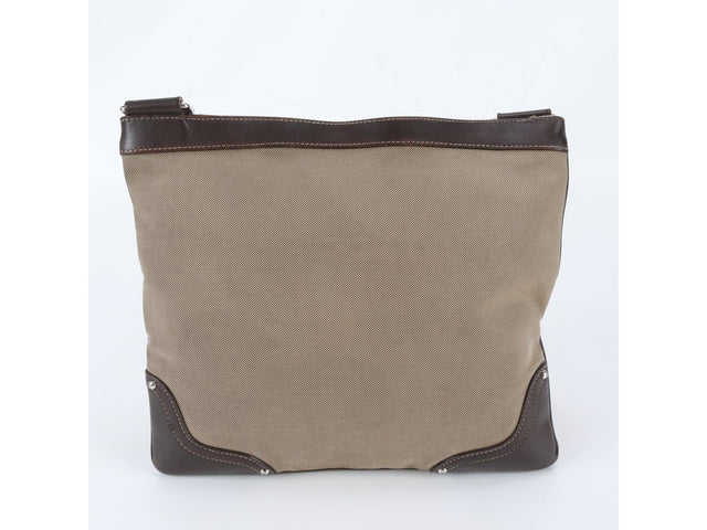 Prada Jacquard logo leather