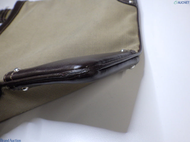 Prada Jacquard logo leather