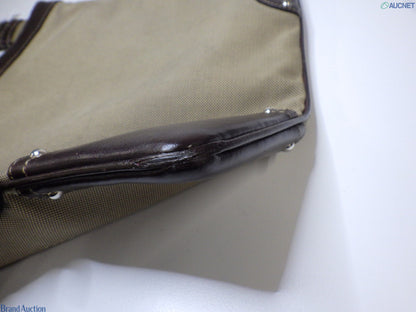 Prada Jacquard logo leather