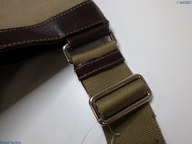 Prada Jacquard logo leather