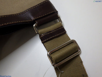 Prada Jacquard logo leather