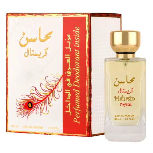 Lattafa Parfum Mahasin Crystal RED + Deo Eau de Parfum 100ml